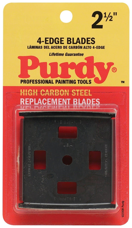 Purdy 144900535 Surface Prep Tools Premium 4-Edge Scraper Replacement Blade, 2-1/2 inch