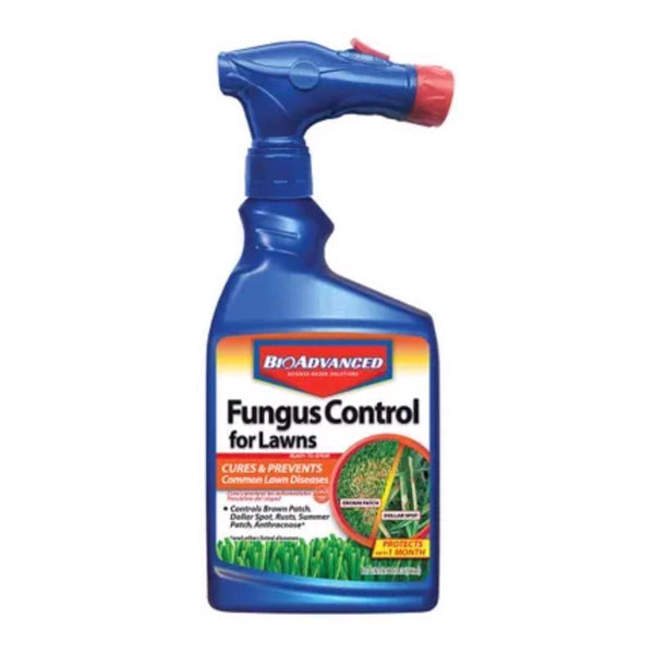 Bayer Advanced BioAdvanced Fungus Control for Lawns - Ready-to-Spray - Cures and Prevents Lawn Diseases - Up to 1 Month Protection - Covers 5,000 Square Feet - 32 fl oz Bottle 701270A