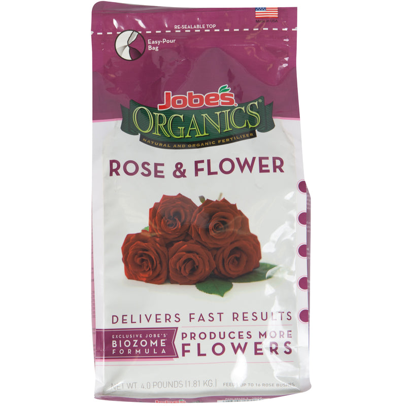 Jobe's 09426 Granular Plant Food Flower & Rose, 4lbs