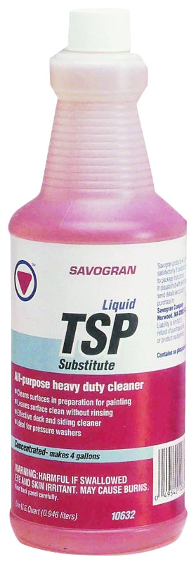 Savogran 10632 Liquid TSP Substitute Cleaner, Quart