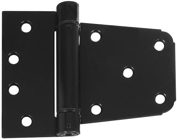 National Hardware N342-774 N342774 HNG SPR GTE BLK 3-1/2 Gate Hinge , 3-1/2", Black
