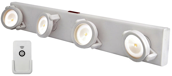 Rite Lite LPL704WRC LED Track Light with Remote White