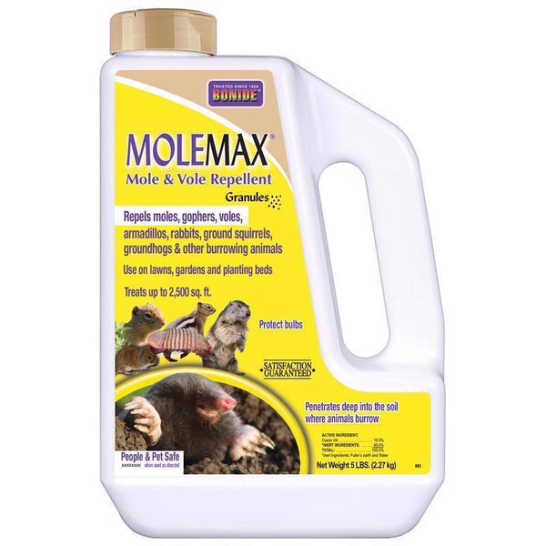 Bonide 691 MoleMax Repellent Granules 5lb, BRNSTBLSUP 6914
