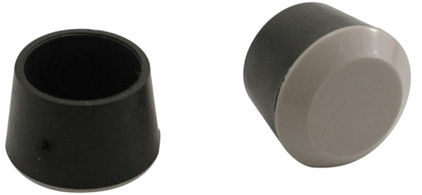 Shepherd Hardware 9219 1-Inch Chair Tip Slide Glide Furniture Sliders, 4-Pack,Black