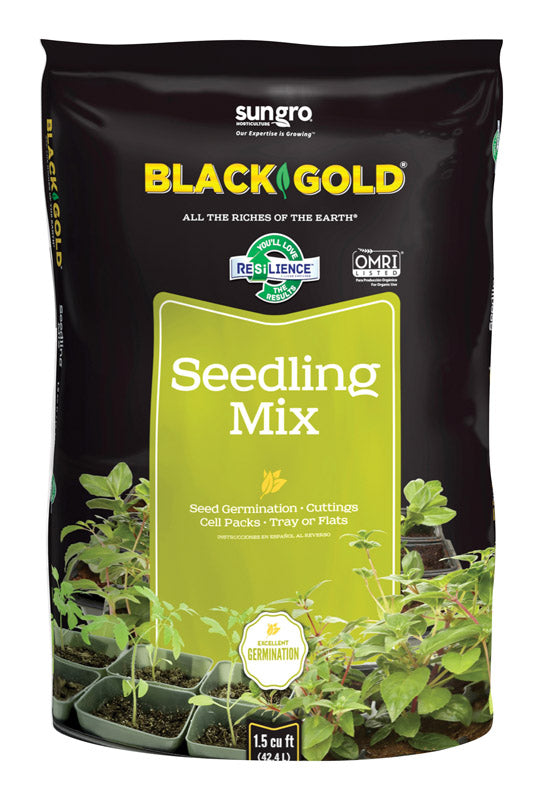 Sun Gro Seedling Mix, 1.5 Cu. Ft., Black Gold-(1411002.CFL001.5P)