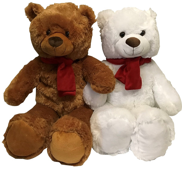 HOMETOWN HOLIDAYS 7275043 30 in. 2-Assorted Color Christmas Bear 28309/28103