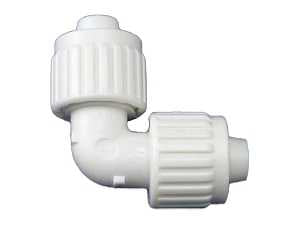 Flair-It 16800 Plastic Elbow, 0.5" Size, White