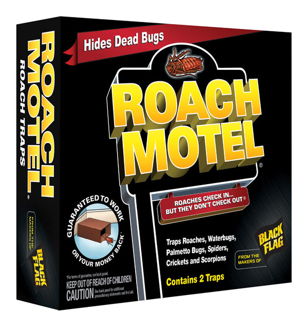 United Industries Roach Motel Traps 2 Count, Contains No Pesticides, Hides Dead Bugs HG-11020