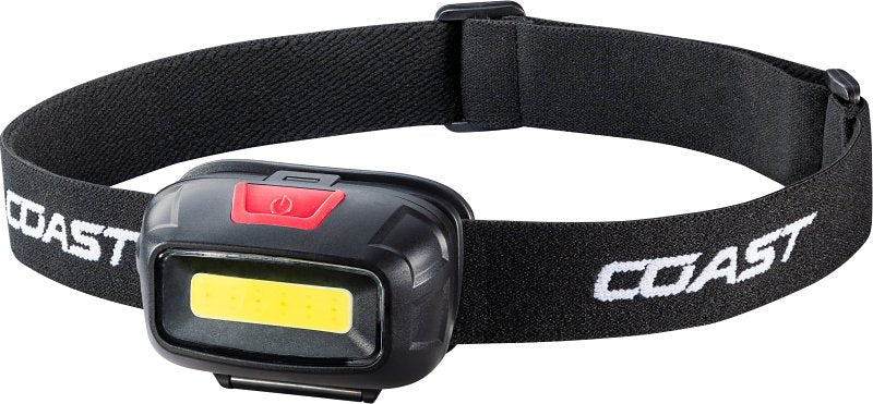 COAST FL13 250 Lumen Dual Color (White & Red) LED Headlamp, Batteries & Hard Hat Clips Included