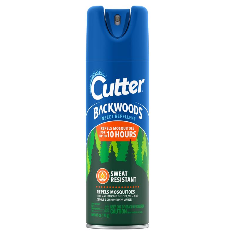 Cutter Backwoods Insect Repellent 10 Hour 25% DEET 6 Ounce (Value Pack of 5)