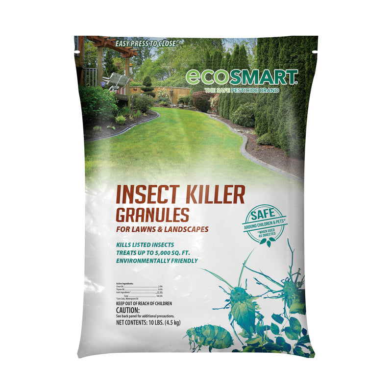 EcoSMART 33134 Insect Killer Granules Bag, 1 Pack(10 Lbs), brown