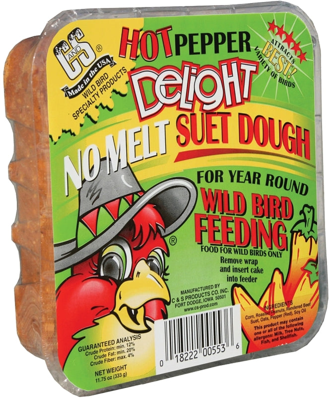 C And S Products Co Inc Hot Pepper Delight Wild Bird Suet