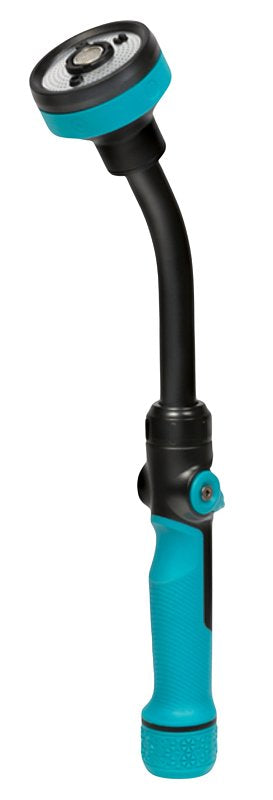Gilmour 820432-1001 Heavy Duty Swivel Connect Compact Watering Wand, 15 Inch Aqua, Black