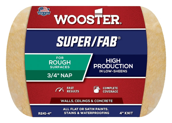 Wooster Roller Cvr Sf 4" 3/4"NAP R241-4