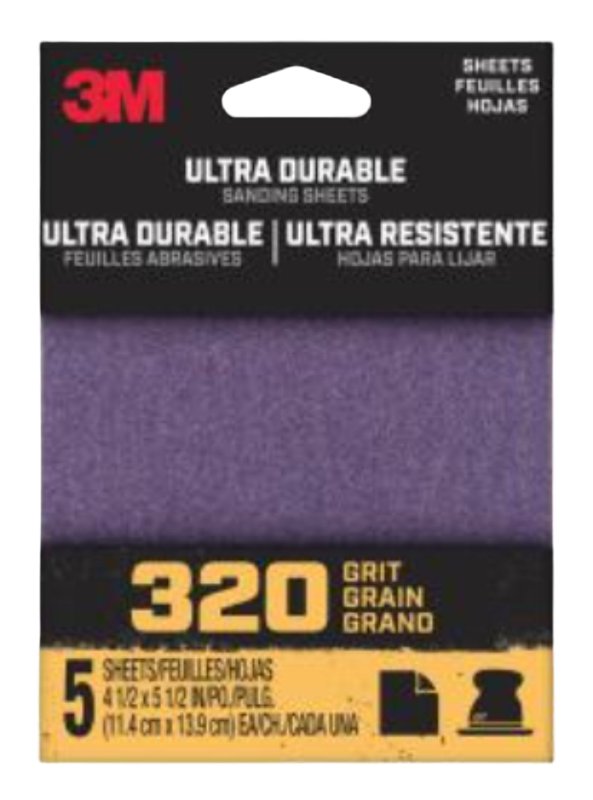 3M 1/4SHT Sandpaper 320GRIT 27365