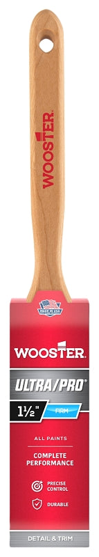 Wooster Brush, Nylon 4175-1 1/2 Flat Sash Brush, 1-1/2"