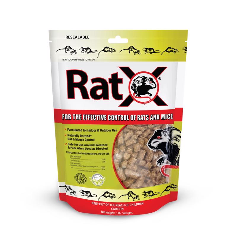RatX All-Natural Humane Rat And Mouse 1 lb. Bag - EcoClear Products 620101