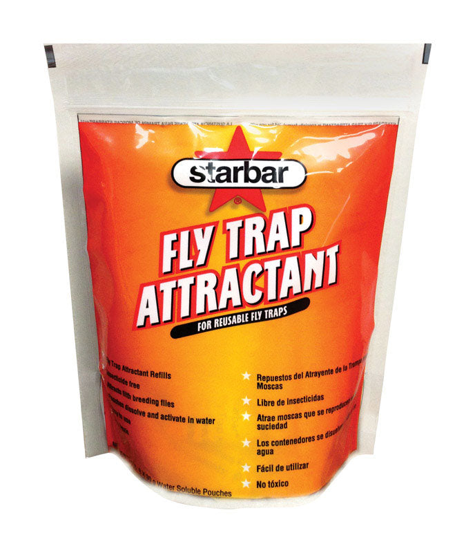 Starbar Fly Trap Attractant Refill For Reusable Fly Traps, 8-30g