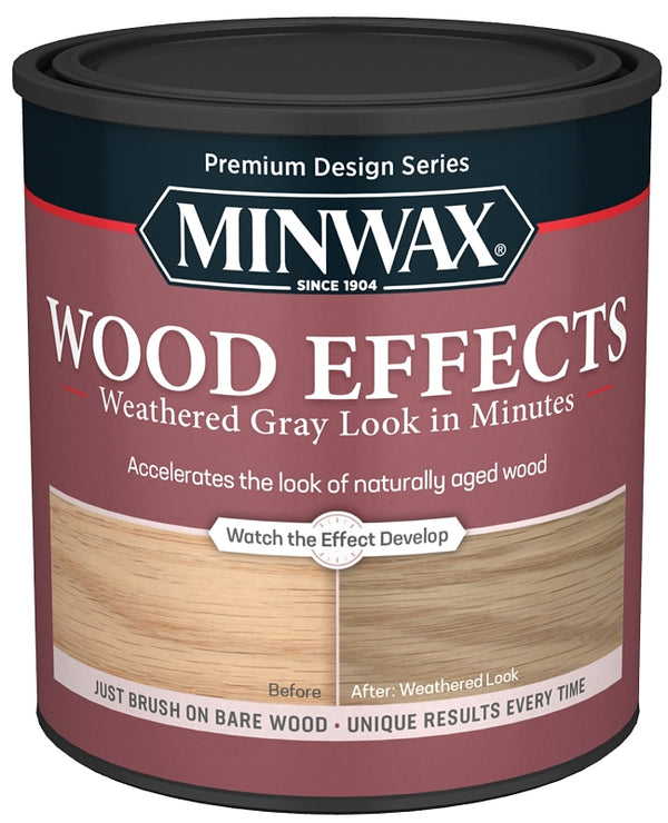 Minwax 402140000 Wood Effects, Weathered Gray, 1 Quart