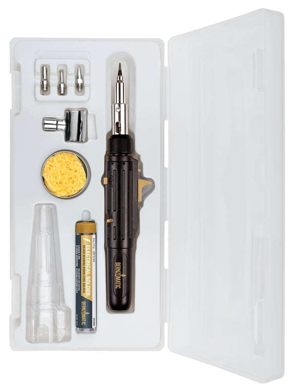 Bernzomatic 368600 Cordless Butane Micro Torch Soldering Kit ST550K