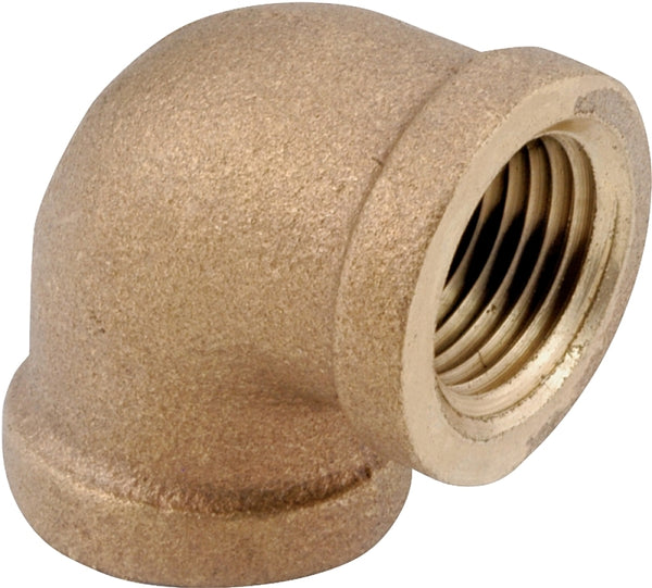 ANDERSON METALS 738100-02 1/8" Brass 90 Degree Elbow