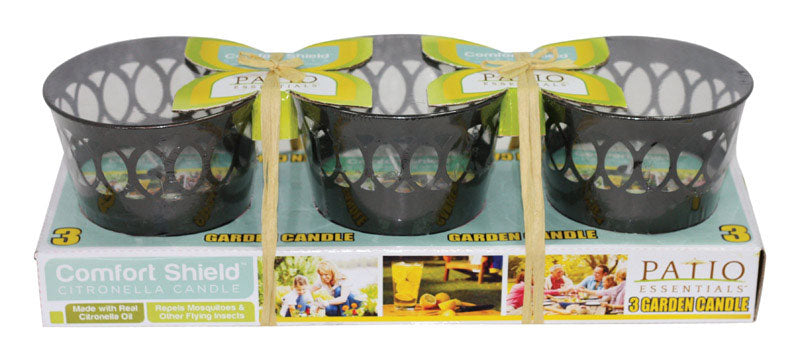 Patio Essentials Citro Candle 4.5OZ 3PK 21059CEP-3