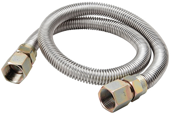 B & K Industries Gas Connector S 1/2 3/4F/F 36 G012SS151536 FIP Stainless Steel