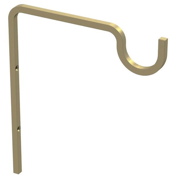 National Hardware N275-508 Extended Wall Hook, 9", Brushed Gold