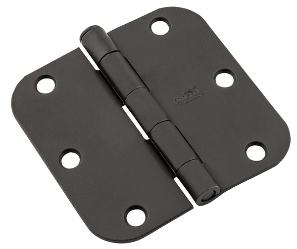 National Hardware Hinge Door BLK 512R5/8 3-1/2IN N830-428