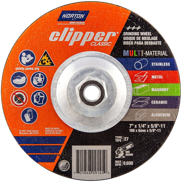 NORTON CLIPPER 70184609145 WHEEL GRINDING 7IN