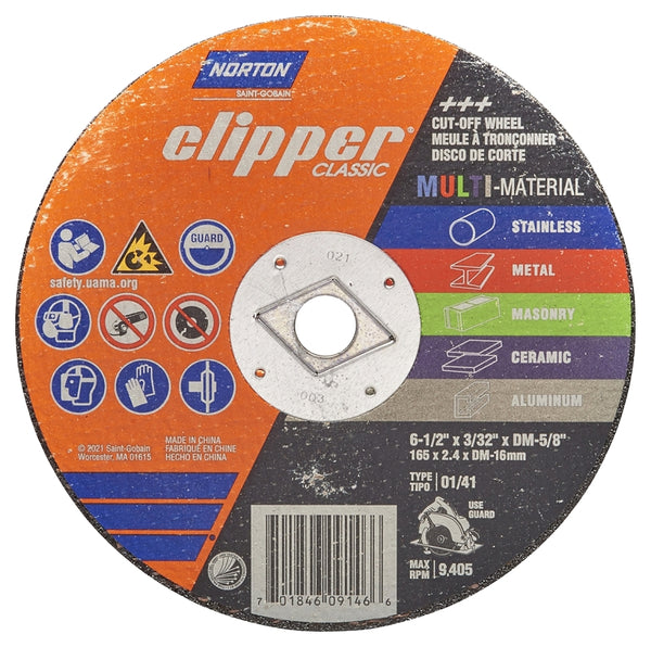 NORTON CLIPPER 70184609146 Wheel Saw T1 6.5IN