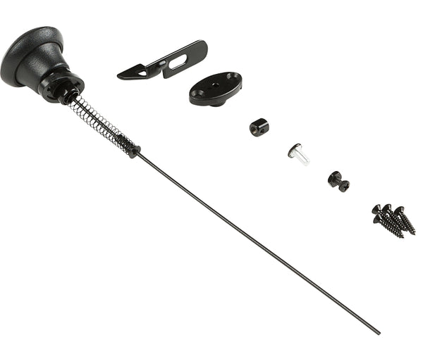 National Hardware N109-070 Gate Latch Cable Pull, Black