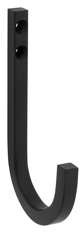 National Hardware N337-903 Reed Multipurpose Hook in Matte Black, 4"