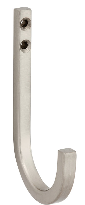National Hardware N337-904 Reed Multi-Purpose Hook , 4", Satin Nickel