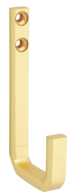 National Hardware N337-917 Reed Modern Hook, 4", Brushed Gold