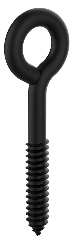 National Hardware N820-103 Lag Screw Eyes, 3/8" x 4-1/2", Storm Shine Finish