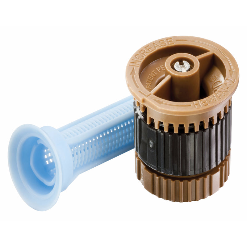 Rain Bird HEVAN12 High-Efficiency Spray Nozzle, 0° - 360° Adjustable Pattern,Black, 10' - 12' Spray Distance