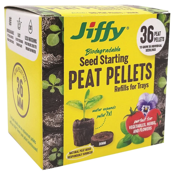 Jiffy Peat Pellet Brown 36PK J3R36G