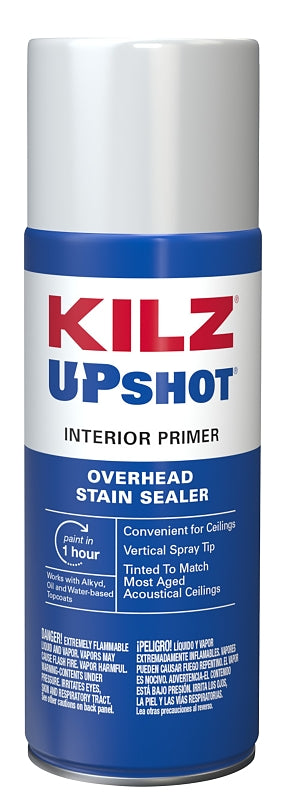 Masterchem 11748 Kilz Upshot Aerosol Interior Primer & Overhead Stain Sealer, White, 10 Oz