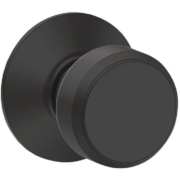 Schlage F10-BWE Bowery Passage Door Knob Set from The F-Series, Matte Black F10BOW622