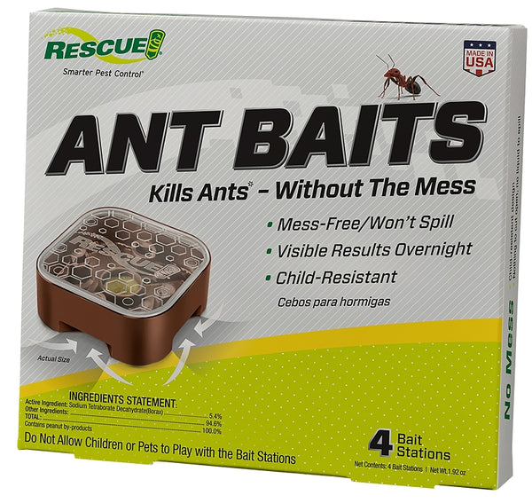 RESCUE! Ant Baits - 4 Bait Stations AB4-DB12