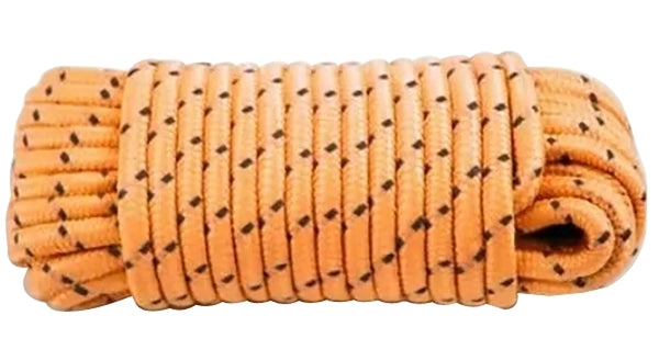 Baron 63516 Diamond Braided Rope, Polypropylene, Orange