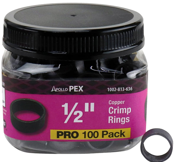 Apollo Valves APXCR12100JR Crimp Ring, Copper