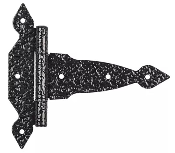 National Hardware N109-011 Spear T-Hinge, 6 Inch, Black