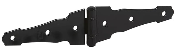 National Hardware N109-036 HingeStrap4 Blk, 4 Inch, Black