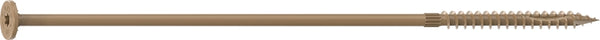 1/4" Multi-Purpose Flat Head Structural Screw - 10" x 1/4" - 10 ct (CAMO 360270) 0360270
