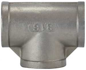 Anderson Metals 62252B Stainless Steel Tee