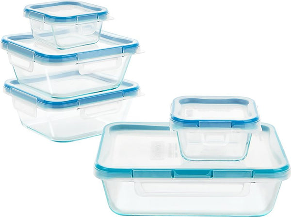 Snapware 10-Piece Total Solution Food Storage Set, Glass 1109331