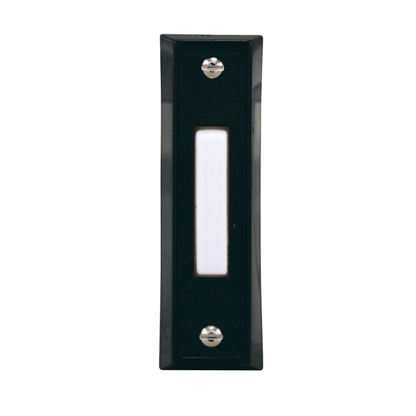 Heathco SL-664-02 Black Wired Doorbell 18000104