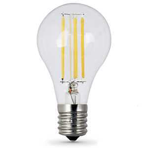 Feit Electric BPA1575N/850/FIL/2 75W EQ DM LED E17 Base Light Bulb, 2 Bulbs